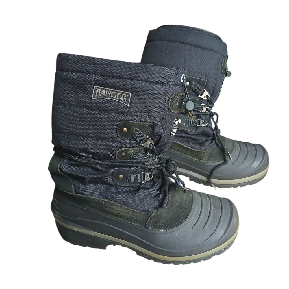 Ranger Men's Size 8 Black Winter Boots